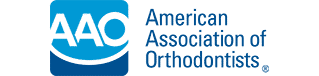 American Association of Orthodontics blue text logo | Kania and Khan Orthodontics in Asheboro, NC